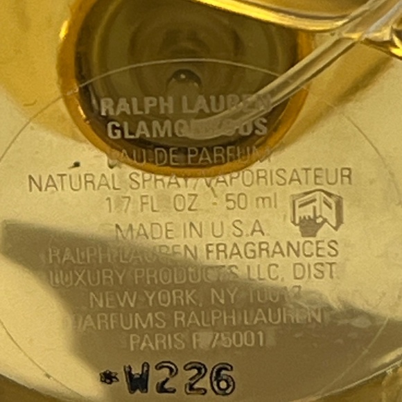 GLAMOUROUS by Ralph Lauren Eau De Parfum Natural Spray 50 ml 1.7 oz Made USA - Picture 3 of 6